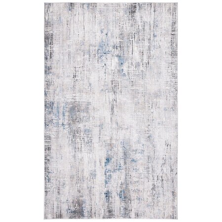 Safavieh 5 ft. 3 in. x 7 ft. 6 in. Blue & Gray Vogue Power Loomed Rectangle Area Rug VGE117M-5